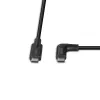 Lindy 1 m USB 3.2 Type C kabelis, 90° leņķis, 10 Gbps