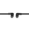 Lindy 1,5 m USB 3.2 leņķveida USB-C uz leņķveida USB-C kabelis, 10 Gbps
