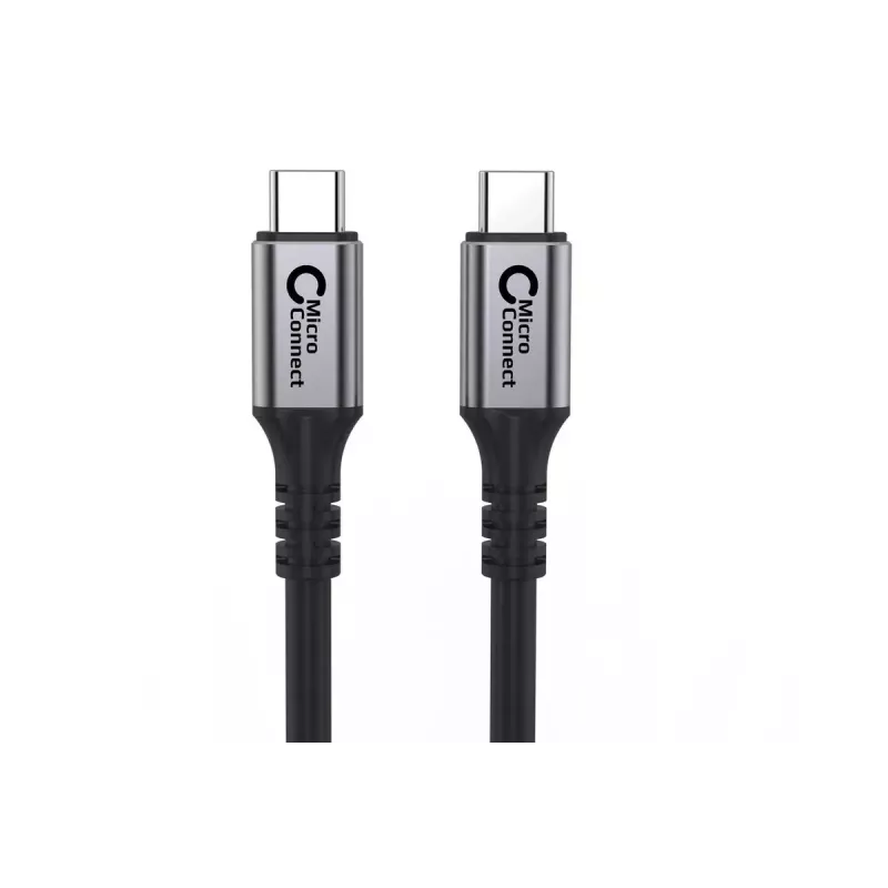 Microconnect USB4CC025 USB kabelis USB4 Gen 3x2 0.25 m USB C Melns