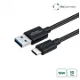 Microconnect ECO-USB3.2CA05 USB kabelis USB 3.2 Gen 2 (3.1 Gen 2) 0.5 m USB A USB C Melns