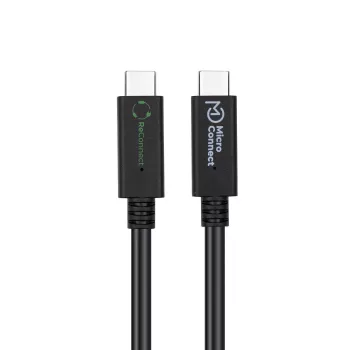 Microconnect ECO-USB3.2CC1.5 USB kabelis USB 3.2 Gen 2x2 1.5 m USB C Melns