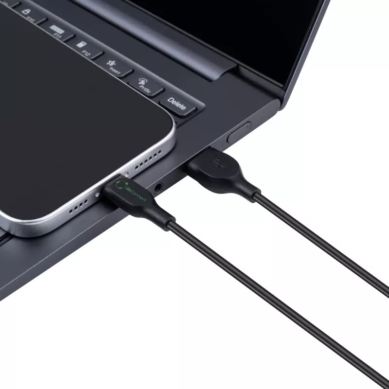 Microconnect ECO-USB3.1CCHAR2B USB kabelis USB 2.0 2 m USB A USB C melns