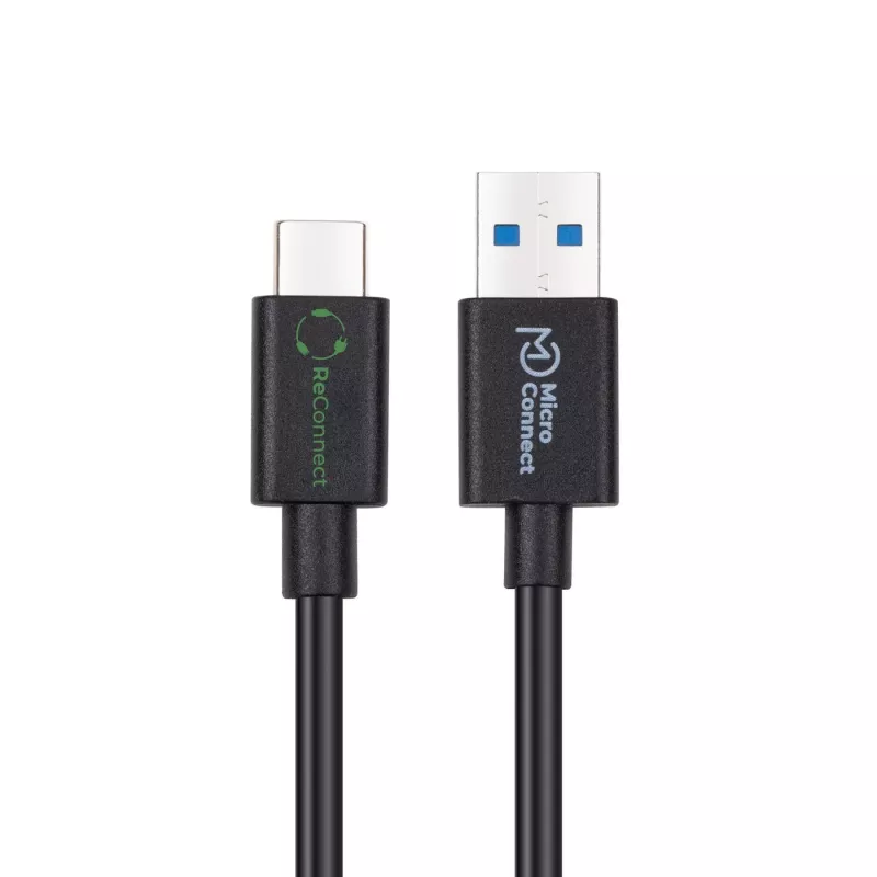 Microconnect ECO-USB3.1CA2 USB kabelis USB 3.2 Gen 1 (3.1 Gen 1) 2 m USB C melns