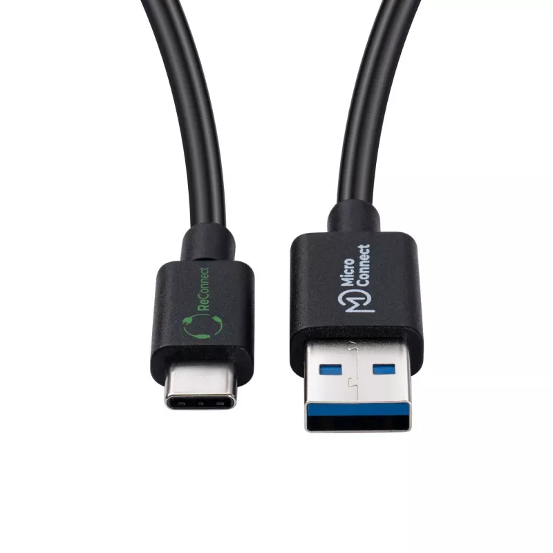 Microconnect ECO-USB3.1CA2 USB kabelis USB 3.2 Gen 1 (3.1 Gen 1) 2 m USB C melns