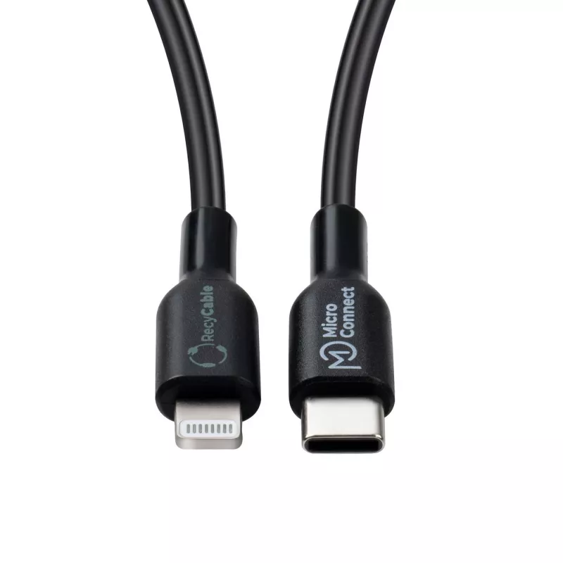 Microconnect ECO-USB3.1CL2 Lightning kabelis 2m Melns USB C
