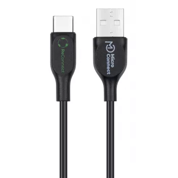 Microconnect ECO-USB3.1CCHAR3B USB kabelis USB 2.0 3 m USB A USB C Melns