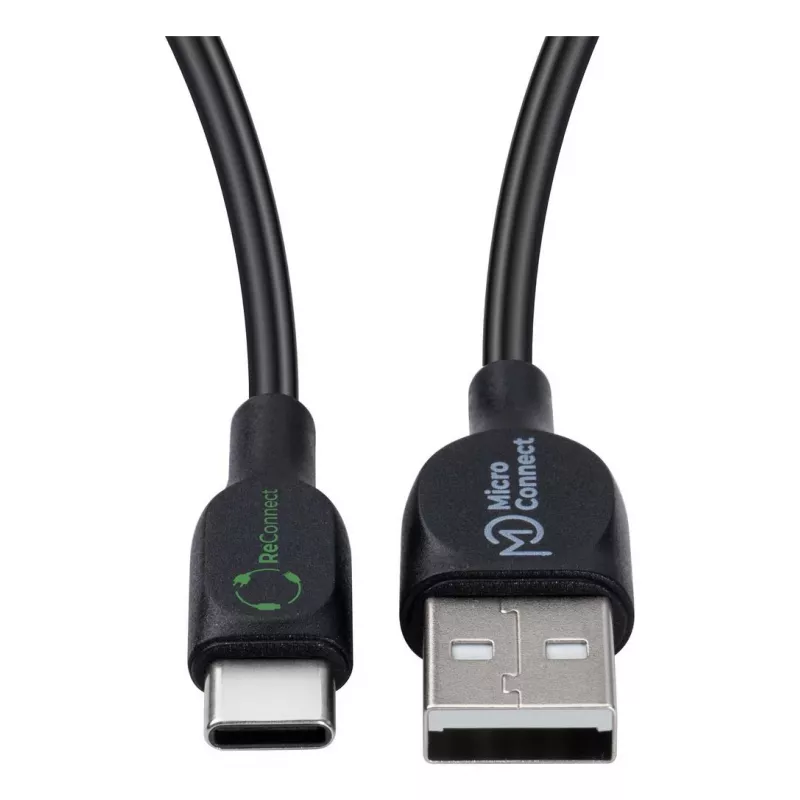Microconnect ECO-USB3.1CCHAR3B USB kabelis USB 2.0 3 m USB A USB C Melns