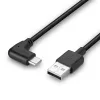 USB kabelis Lindy 32000 — USB 2.0, USB-A uz USB-C, 0,5 m, melns