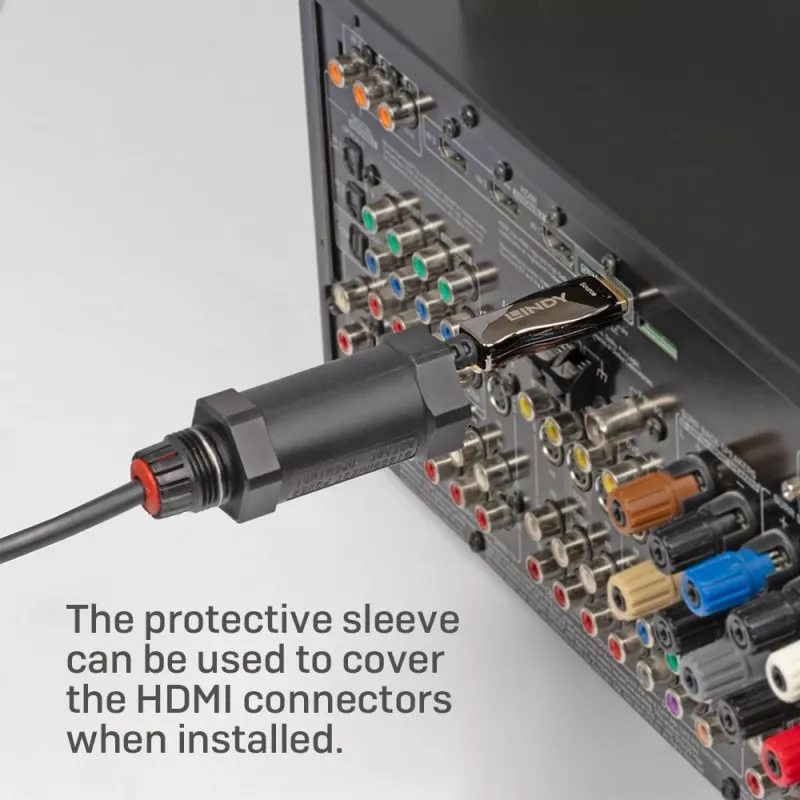 Lindy 38530 HDMI kabelis 30 m HDMI Type A (Standard) melns