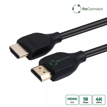 Microconnect ECO-MC-HDM19197.5V2.0 HDMI kabelis 7,5 m HDMI Type A (Standard) Melns
