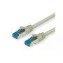 Tīkla kabelis VALUE 21.99.0859 RJ-45 Cat6a 0,15 m Pelēks