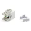 Equip Cat.6 Neekranēta Keystone Kontaktligzda LSA, Slaidais Tips, Balts