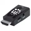 Manhattan HDMI uz VGA (ar audio) pārveidotājs, 1080p, vīrišķais uz sievišķo, mikro-USB strāvas ieejas ports papildu strāvai, ja nepieciešams, melns, trīs gadu garantija