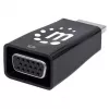Manhattan HDMI uz VGA (ar audio) pārveidotājs, 1080p, vīrišķais uz sievišķo, mikro-USB strāvas ieejas ports papildu strāvai, ja nepieciešams, melns, trīs gadu garantija