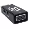 Manhattan HDMI uz VGA (ar audio) pārveidotājs, 1080p, vīrišķais uz sievišķo, mikro-USB strāvas ieejas ports papildu strāvai, ja nepieciešams, melns, trīs gadu garantija