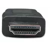 Manhattan HDMI uz DVI-D 24+1 kabelis, 1 m, vīrišķais-vīrišķais, melns, duālā saite, saderīgs ar DVD-D, mūža garantija, ekvivalents HDDVIMM1M