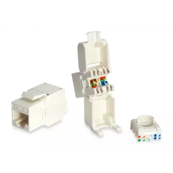Cat.6 neekranēta Keystone ligzda bez instrumenta Equip 769216