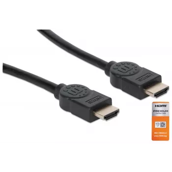 HDMI vīriešu-vīriešu kabelis Manhattan HDMM2MP 1,8 m melns