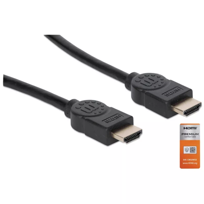 HDMI kabelis Manhattan HDMM5MP 5m vīriešu pret vīriešu