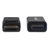 Manhattan DisplayPort 1.1 uz HDMI kabelis, 1080p@60Hz, 1,8 m, vīrietis–vīrietis, DP ar fiksatoru, melns, nav divvirzienu, trīs gadu garantija