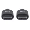 USB-C kabelis Manhattan USB2CC1M 1m vīriešu–vīriešu