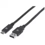 USB-C uz USB-A kabelis Manhattan 354974 2 m vīrieša-vīrieša