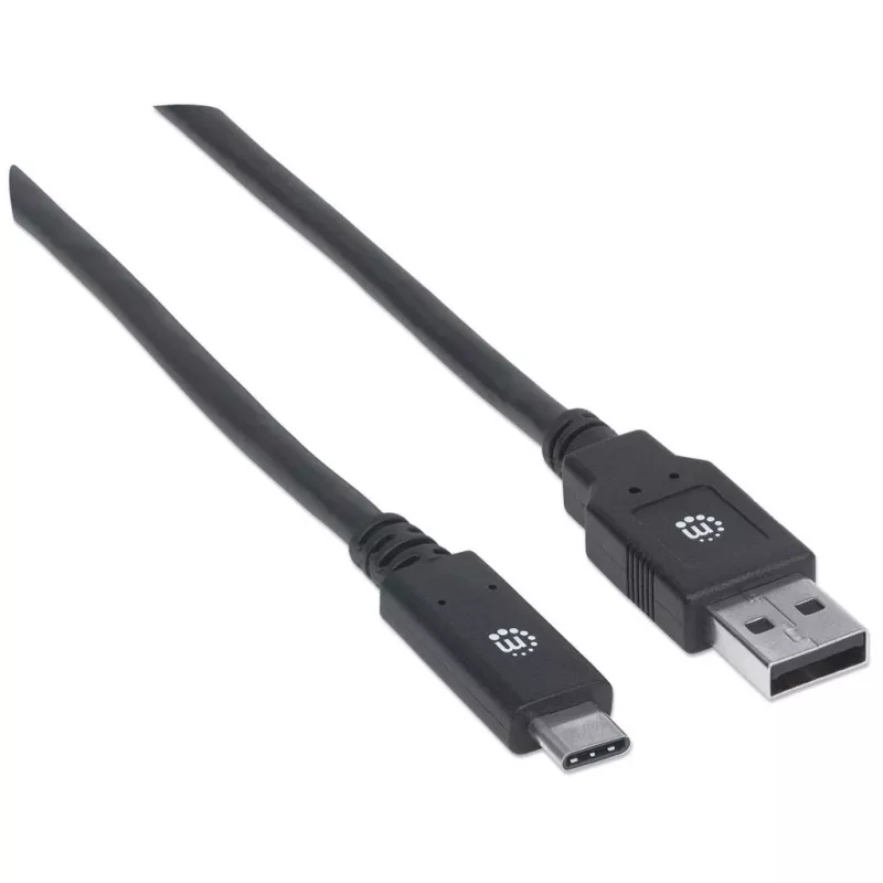 USB-C uz USB-A kabelis Manhattan 354974 2 m vīrieša-vīrieša