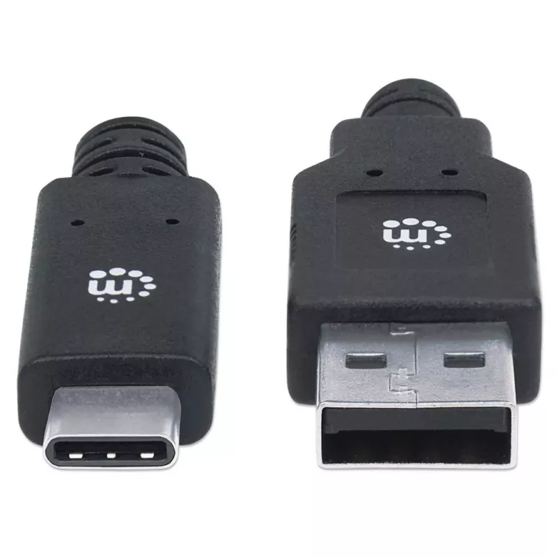 USB-C uz USB-A kabelis Manhattan 354974 2 m vīrieša-vīrieša