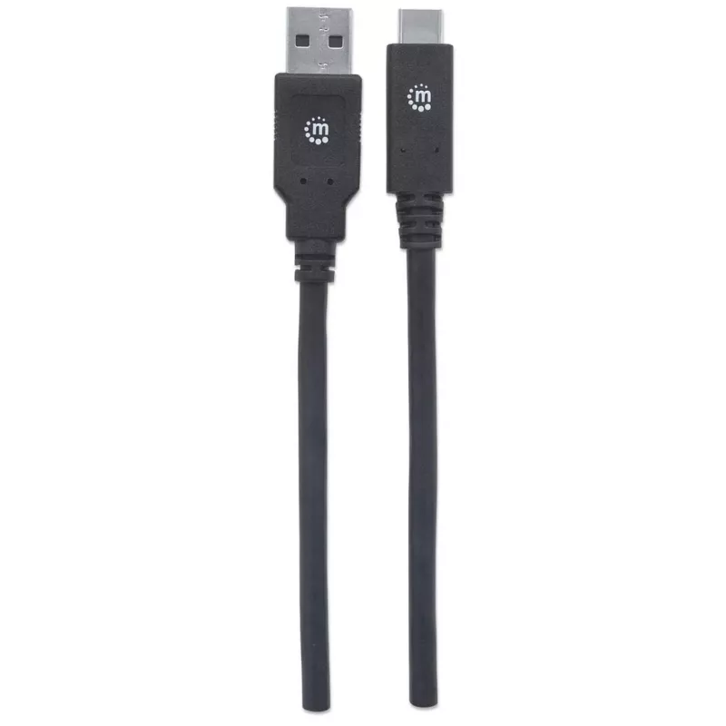 USB-C uz USB-A kabelis Manhattan 354974 2 m vīrieša-vīrieša
