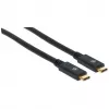 USB-C kabelis Manhattan USB315CC2M 2 m vīrišķais–vīrišķais melns