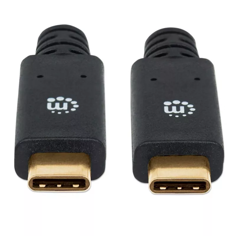 USB-C kabelis Manhattan USB315CC2M 2 m vīrišķais–vīrišķais melns