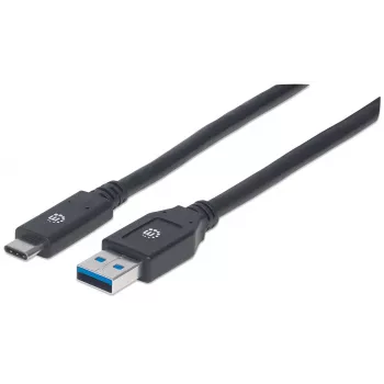 USB-C uz USB-A kabelis Manhattan 354981 3 m vīr. pret vīr.