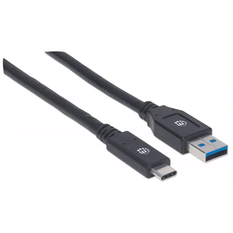 USB-C uz USB-A kabelis Manhattan 354981 3 m vīr. pret vīr.