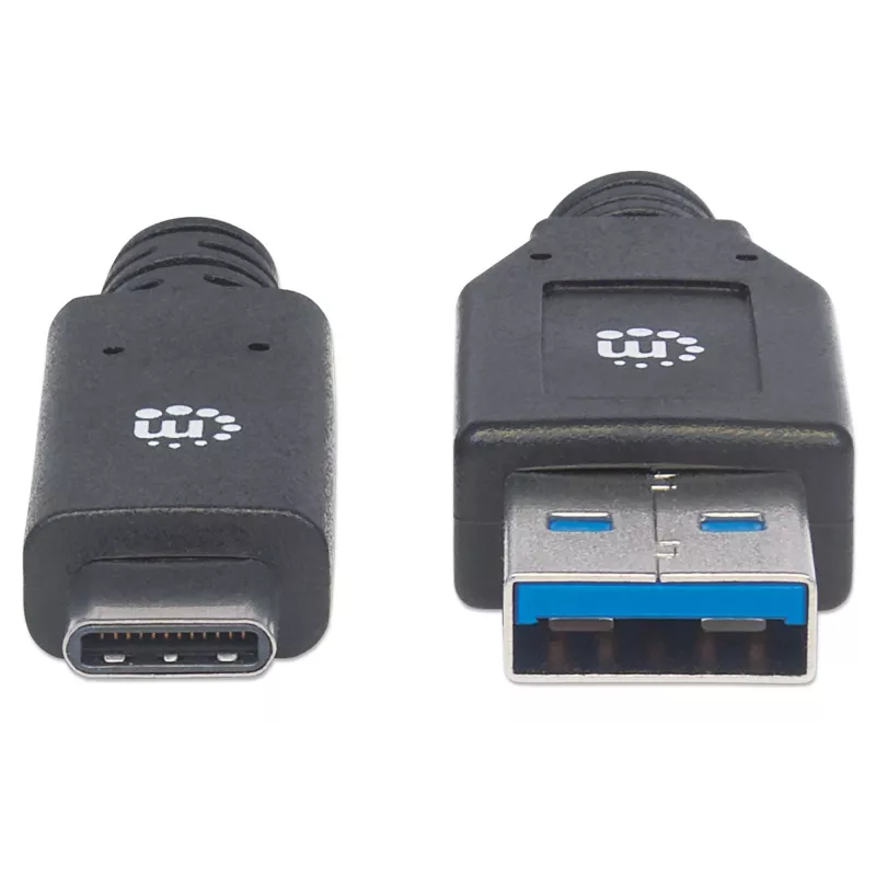 USB-C uz USB-A kabelis Manhattan 354981 3 m vīr. pret vīr.