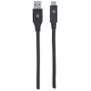 USB-C uz USB-A kabelis Manhattan 354981 3 m vīr. pret vīr.