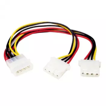 StarTech.com LP4 uz 2x LP4 strāvas Y sadalītāja kabelis M/F