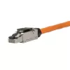 Tīkla kabelis LogiLink MP0040 RJ-45 savienotājs 1m melns metālisks