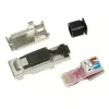 Tīkla kabelis LogiLink MP0040 RJ-45 savienotājs 1m melns metālisks