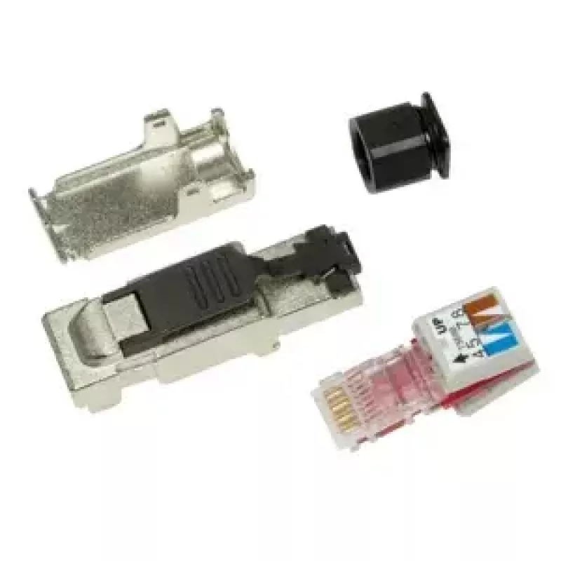Tīkla kabelis LogiLink MP0040 RJ-45 savienotājs 1m melns metālisks