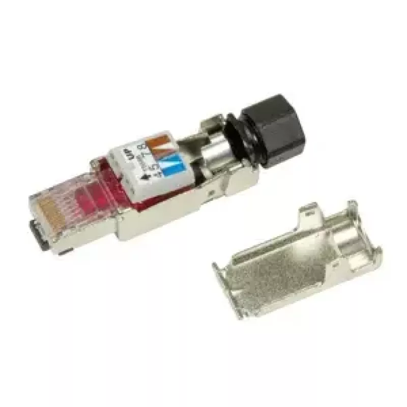 Tīkla kabelis LogiLink MP0040 RJ-45 savienotājs 1m melns metālisks