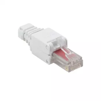 Tīkla kabelis LogiLink MP0025 RJ-45 savienotājs, vīrišķais, balts