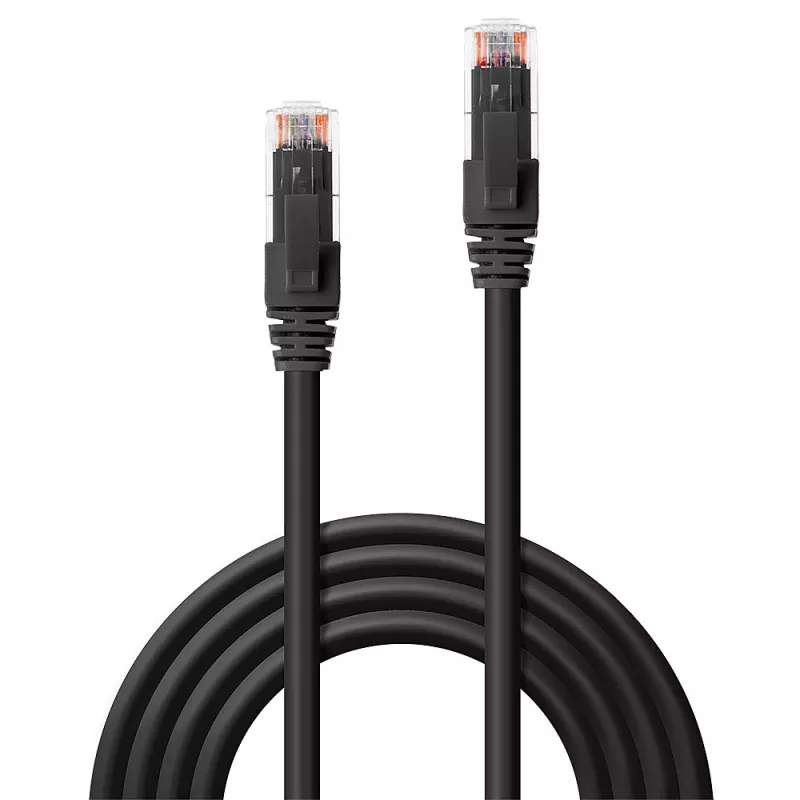 Lindy 45431 tīkla kabelis melns 0,5 m Cat6 U/UTP (UTP)