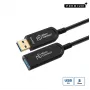 Microconnect MC-USB3.0AAF25AOP USB kabelis USB 3.2 Gen 2 (3.1 Gen 2) 25 m USB A Melns