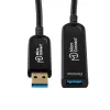 Microconnect MC-USB3.0AAF25AOP USB kabelis USB 3.2 Gen 2 (3.1 Gen 2) 25 m USB A Melns