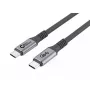 Microconnect USB4CC3 USB kabelis USB4 Gen 3x2 3 m USB C Melns