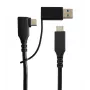 Microconnect USB3.1CC1MDE USB kabelis USB 3.2 Gen 1 (3.1 Gen 1) 1 m USB C melns