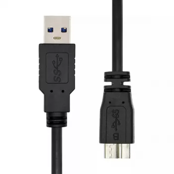 ProXtend USB-A 3.2 Gen 1 uz Micro B kabelis, melns, 0,5 m