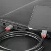 Lindy 3m USB 2.0 Type C to Micro-B kabelis, Anthra Line
