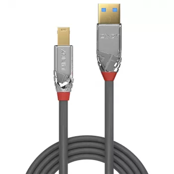 Lindy 5m USB 3.0 Type A to B kabelis, 5Gbps, Cromo Line