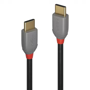 Lindy 3m USB 2.0 Type C to C kabelis, Anthra Line